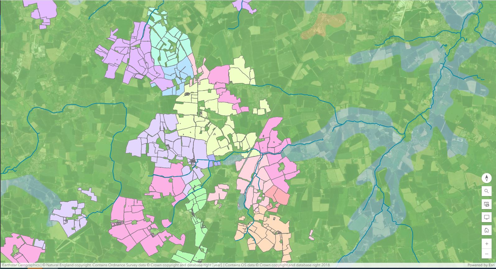 Esri UK mapping